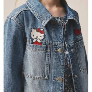 Hello Kitty Kids Jean Jacket- Emery Denim Shacket